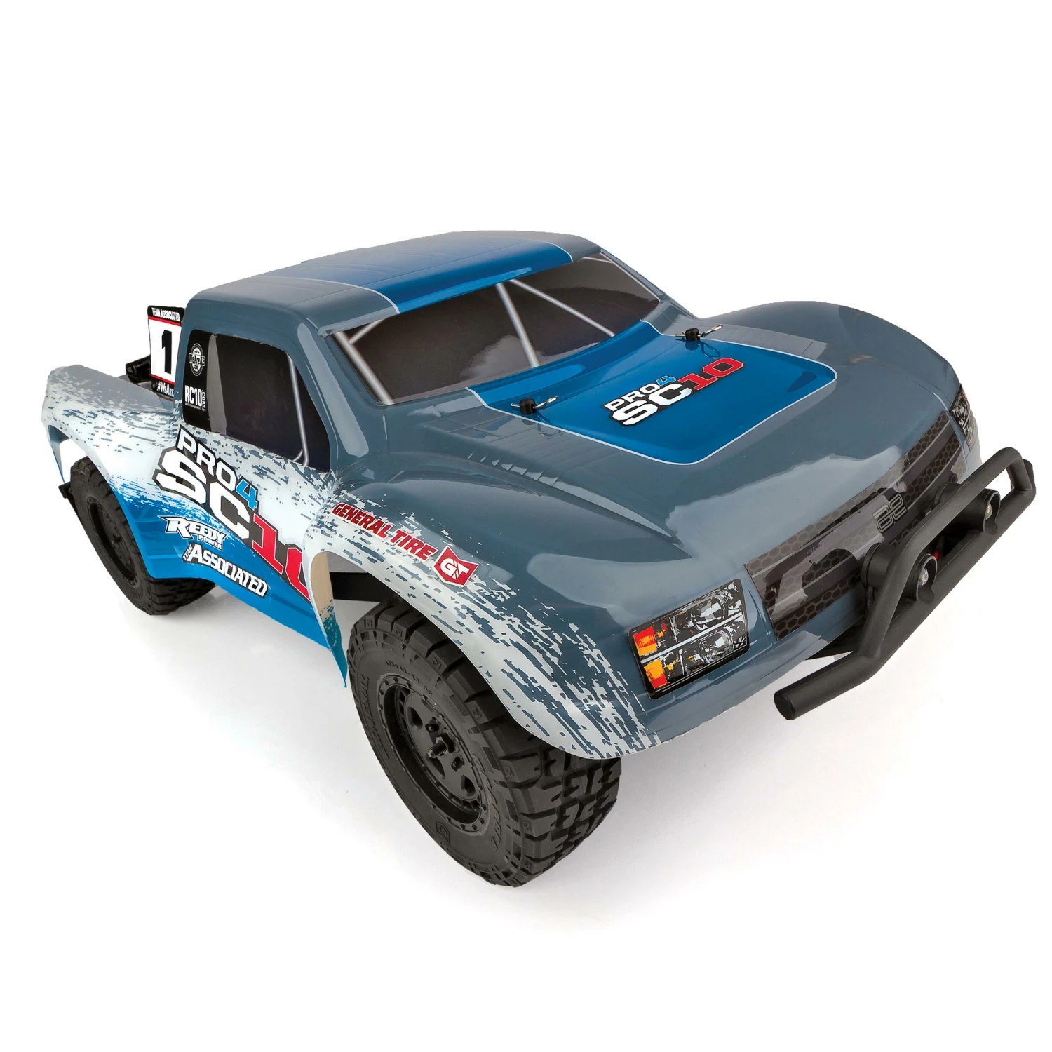 Team Associated 1/10 Pro4 SC10 4WD Short Course Truck RTR for Ready-To-Run 1 Team Associated 1/10 Pro4 SC10 4WD Short Course Truck RTR for Ready-To-Run