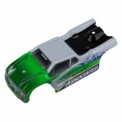 Team Associated TR28 Body, White/Green for Bodies