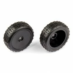 Team Associated Rear Wide Mini Pin Mounted Tires: 14B 14T for Parts