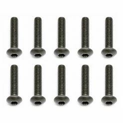 Team Associated M3x14mm Button Head Hex Screw: MGT for Parts