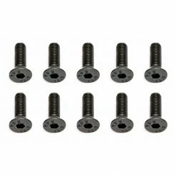 Team Associated M3x10mm Flat Head Hex Screw: MGT for Parts