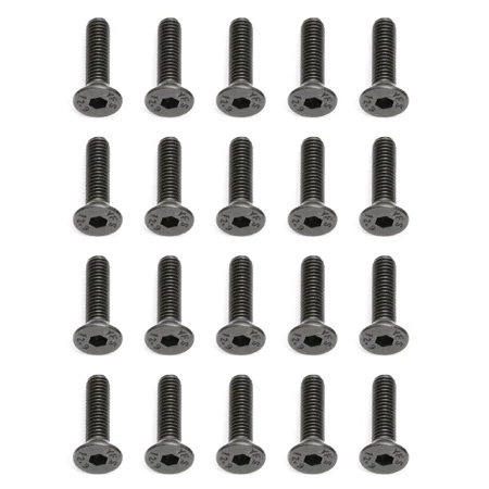 Team Associated M3x12mm Flat Head Hex Screw: MGT for Parts 1 Team Associated M3x12mm Flat Head Hex Screw: MGT for Parts
