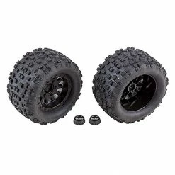 Team Associated Tires and Method Wheels mounted hex: Rival MT10 for Tires & Wheels