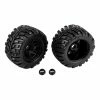 Team Associated Tires and Wheels, Mounted: Rival MT8 for Parts