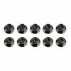 Team Associated M5 Flanged Locknuts, Black for Parts