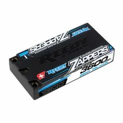 Team Associated 7.6V 3600mAh 2S 130C Zappers SG5 LP Shorty LiHV for Batteries