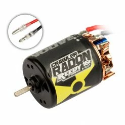 Team Associated Reedy Radon 2 Crawler 5-Slot Brushed Motor, 16T, 1850Kv: 3.5mm Bullet for Motors