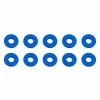 Team Associated Bulkhead Washers, 7.8x1mm, Blue Aluminum (10) for Parts