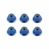 Team Associated Factory Team M4 Aluminum Flange Locknut (6) for Parts
