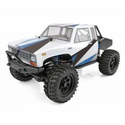 Team Associated 1/12 CR12 4WD Tioga Trail Truck RTR, White/Blue for Ready-To-Run