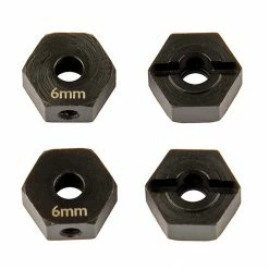 Team Associated Wheel Hexes 6 mm, Steel: FT Enduro for Parts