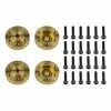 Team Associated Beadlock Hex Adapters, Brass: FT Enduro for Parts