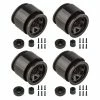 Team Associated Trigon 1.90" Wheels, Black (2): Enduro for Parts