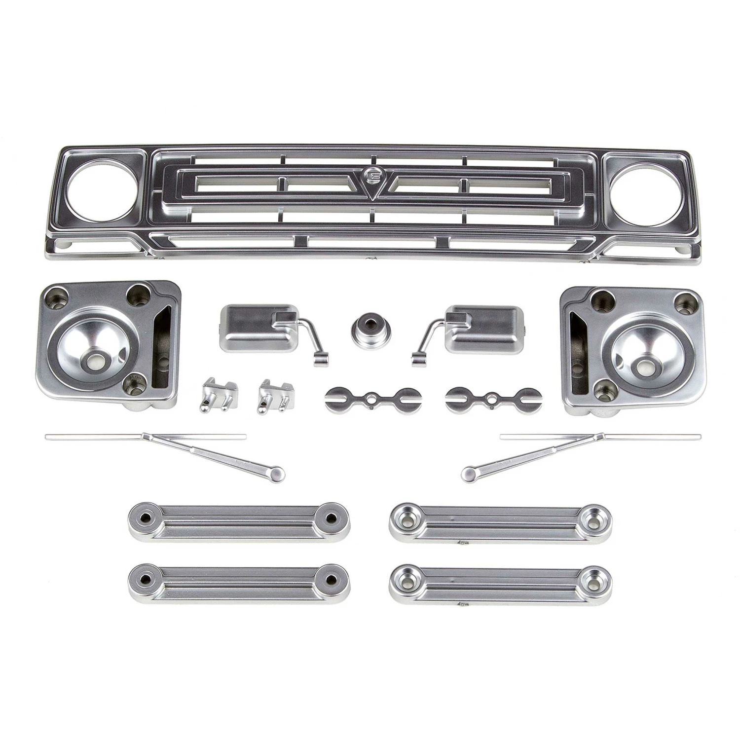 Team Associated Sendero Body Accessories, Satin Chrome: Enduro for Bodies 1 Team Associated Sendero Body Accessories, Satin Chrome: Enduro for Bodies