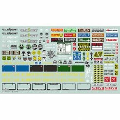 Team Associated Scale Decal Sheet: Enduro for Parts