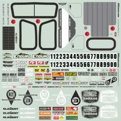 Team Associated Enduro Ecto Decal Sheet for Parts, Electronics & Accessories