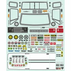 Team Associated Sendero HD Decal Sheet for Parts