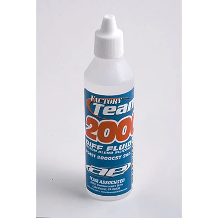 Team Associated Factory Team Silicone Diff Fluid, 2000 cSt 2oz for Lubricants 1 Team Associated Factory Team Silicone Diff Fluid, 2000 cSt 2oz for Lubricants