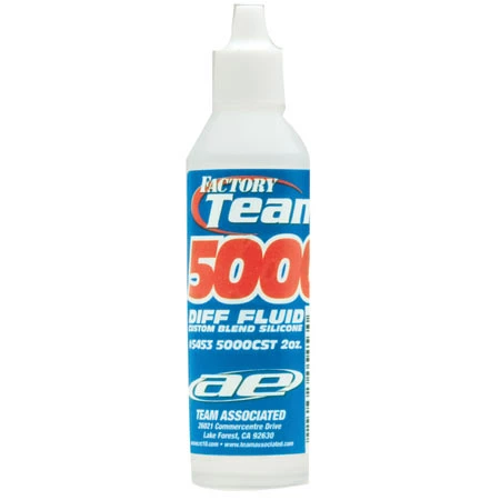 Team Associated Factory Team Silicone Diff Fluid, 5000 cSt 2oz for Lubricants 1 Team Associated Factory Team Silicone Diff Fluid, 5000 cSt 2oz for Lubricants