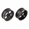 Team Associated DR10 Drag Front Wheels black for Tires & Wheels