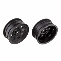 Team Associated SR10 Front Wheels, black for Tires & Wheels
