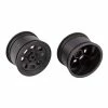 Team Associated SR10 Rear Wheels, black for Tires & Wheels