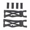 Team Associated RC10T6.1 FT Rear Suspension Arms, carbon fiber for Parts