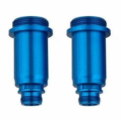 Team Associated SR10 Shock Bodies, 12x23mm, front, blue aluminum for Parts