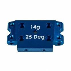 Team Associated Aluminum Front Bulkhead, Blue: DR10 FT for Parts