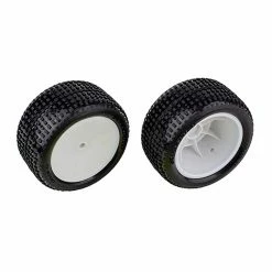 Team Associated Rear Wheels and Tires, Mounted: RB10 RTR for Tires & Wheels