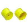 Team Associated 1/10 Truck Rear Wheels, 12mm Hex, Yellow (2) for Tires & Wheels