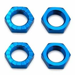 Team Associated Factory Team Wheel Nuts 17mm Blue for Parts