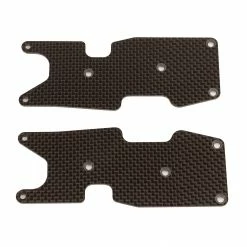 Team Associated Rear Suspension Arm Inserts, 1.2mm Carbon Fiber: RC8T3.2 for Parts