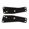 Team Associated Front Upper Suspension Arm Inserts, 1.2mm Carbon Fiber: RC8T3.2 for Parts