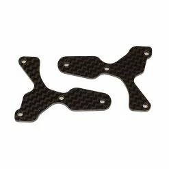 Team Associated RC8B4 FT F/L Suspension Arm Inserts, Carbon Fiber for Parts