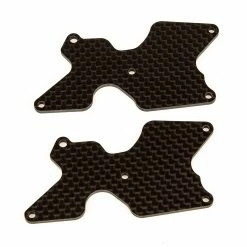 Team Associated RC8B4 FT Rear Suspension Arm Inserts, Carbon Fiber for Parts