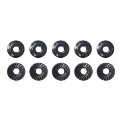 Team Associated M4 Low Profile Serrated Steel Wheel Nuts (4) for Parts
