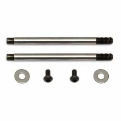 Team Associated Factory Team 3x21mm Shock Shafts V2 Chrome for Parts