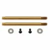 Team Associated 3x27.5mm Shock Shafts (V2) TiN for Parts