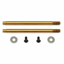 Team Associated 3x27.5mm Shock Shafts (V2) TiN for Parts