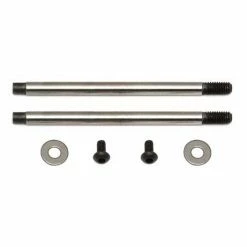 Team Associated Factory Team 3x27.5mm Shock Shafts (V2) Chrome for Parts