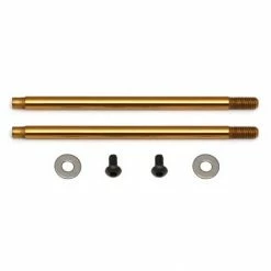 Team Associated 3x35mm Shock Shafts (V2) TiN for Parts