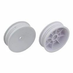 Team Associated 1/10 12mm Hex 2.2 Slim Front Buggy Wheels (2), White: B6 for Tires & Wheels