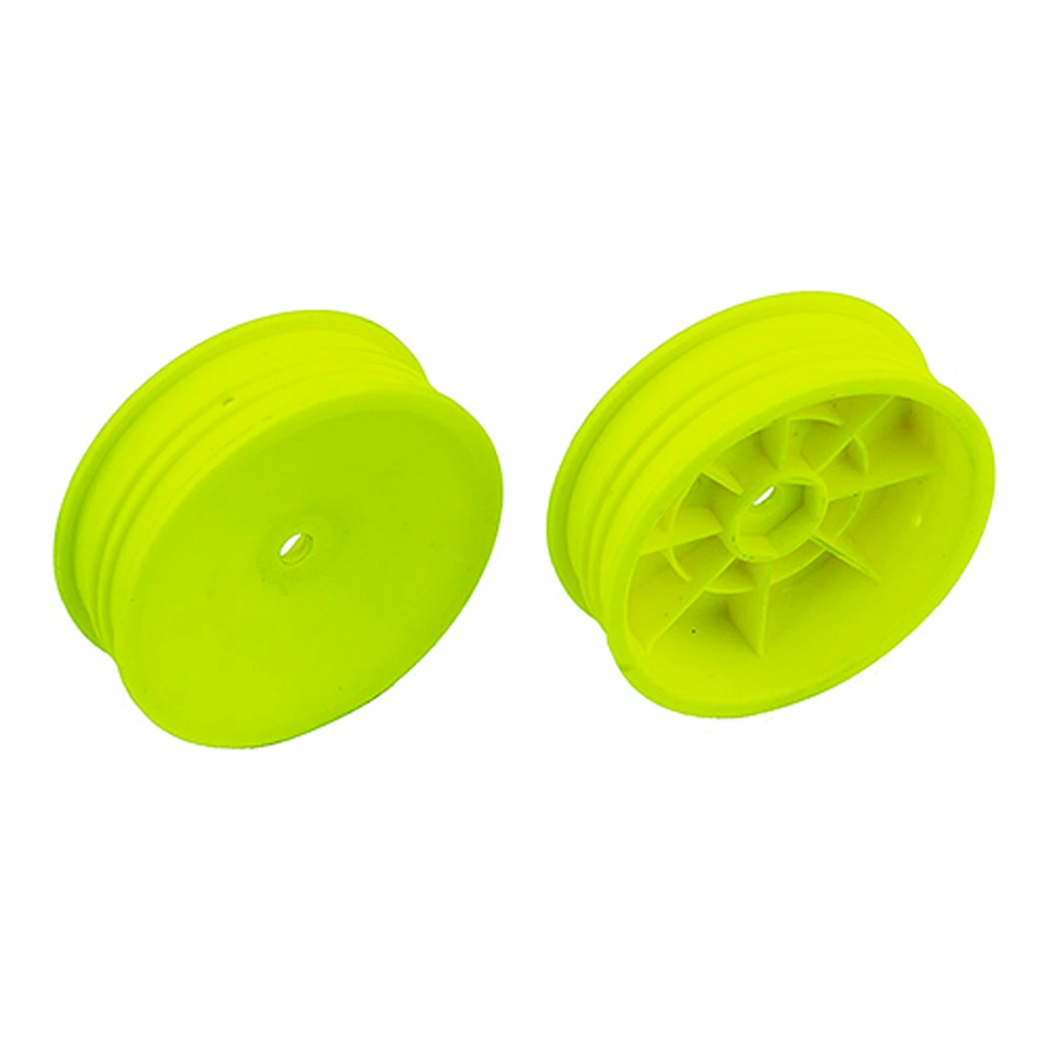 Team Associated 12mm Hex 2.2 Slim Front Buggy Wheels (2), Yellow: B6 for Tires & Wheels 1 Team Associated 12mm Hex 2.2 Slim Front Buggy Wheels (2), Yellow: B6 for Tires & Wheels