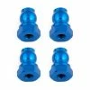 Team Associated Shock Bushings, 10mm, Blue Aluminum for Parts