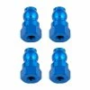 Team Associated Shock Bushings, 12mm, Blue Aluminum for Parts