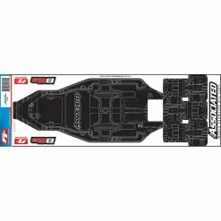 Team Associated RC10B6.2 FT Chassis Protective Sheet printed for Parts