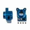 Team Associated RC10B6.2 FT Rear Hubs, blue aluminum for Parts