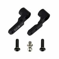 Team Associated FT Steering Bellcrank, +3mm, Black Aluminum: RC10B6 for Parts