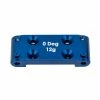 Team Associated RC10B6.4 Front Aluminum Bulkhead, Blue for Parts
